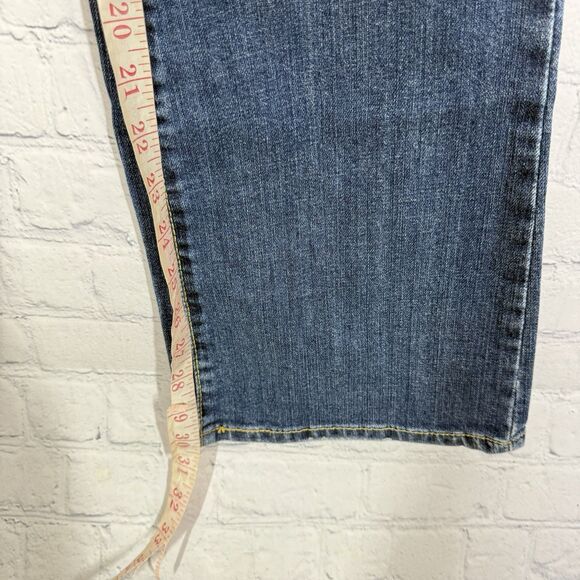 Levis 515 Jeans Womens 6 M Boot Cut Mid Rise Dark Wash Denim Stretch 30x30 - Picture 14 of 15